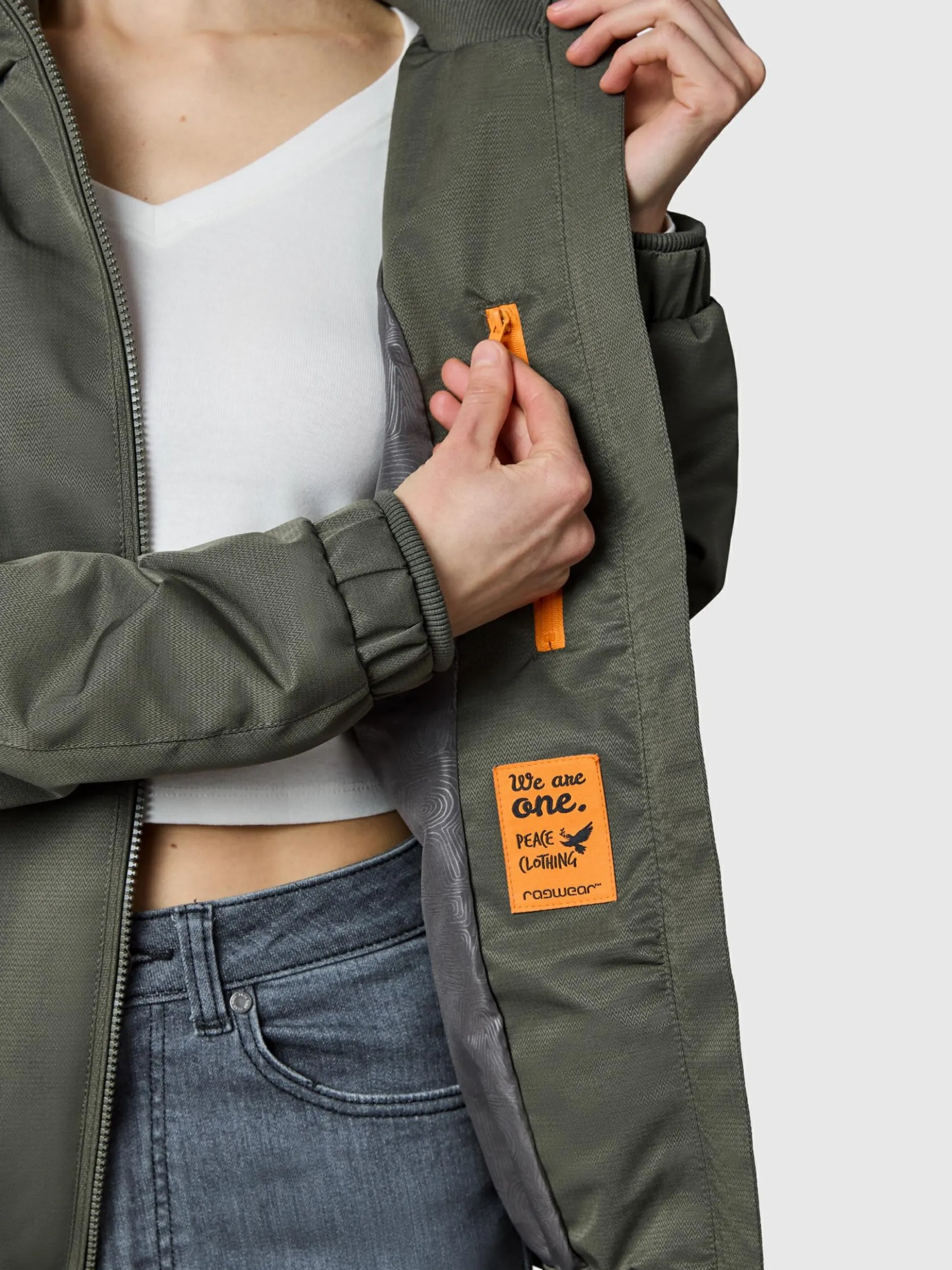 Ragwear Damen Übergangsjacke - Dizzie Tech in oliv