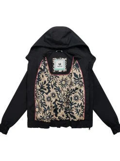 Ragwear Damen Übergangsjacke - Kissi in schwarz
