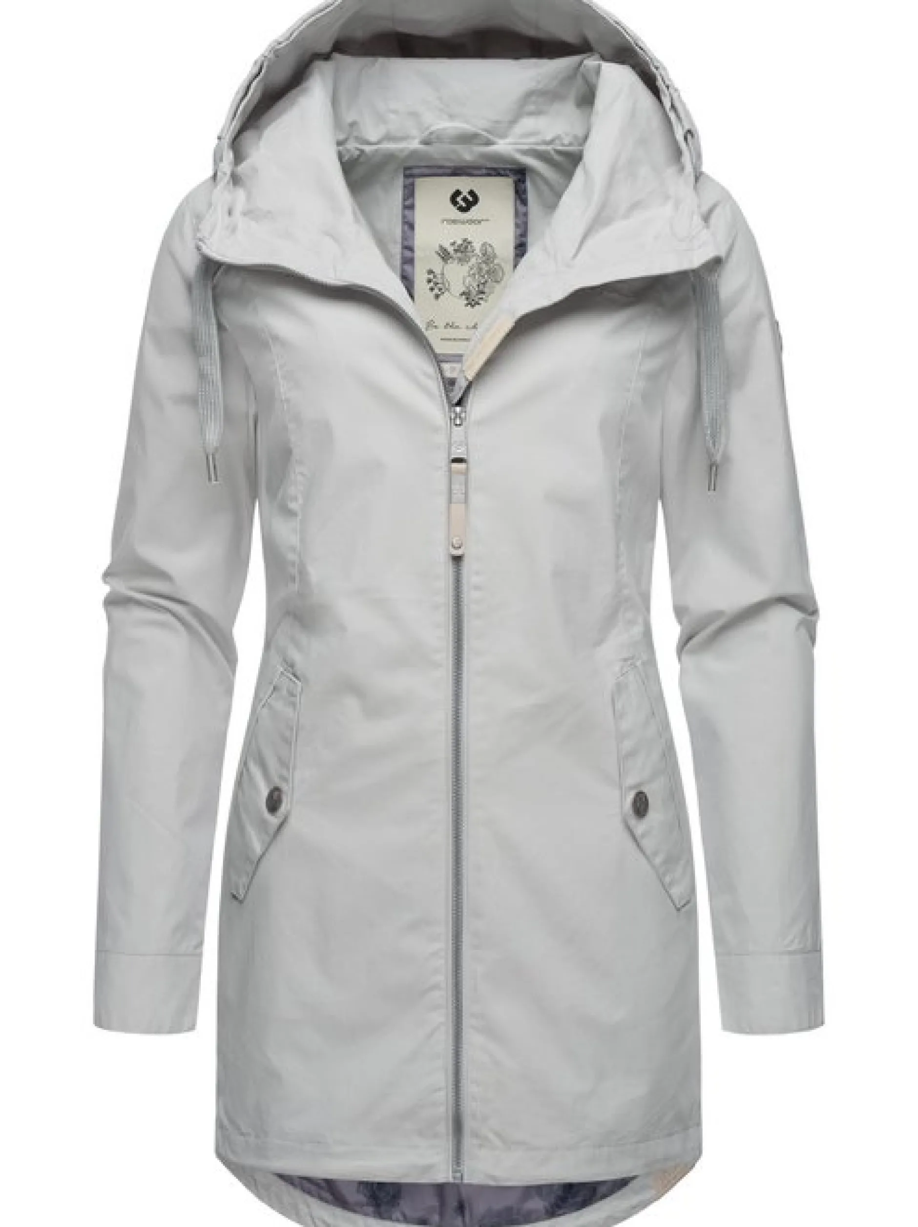 Ragwear Damen Übergangsjacke - Mondda in grau