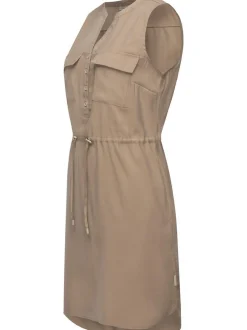 Ragwear Damen Blusenkleid - Roissin in beige