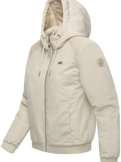 Ragwear Damen Bomberjacke - Chinta Warm YOUMODO in ecru