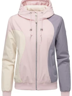 Ragwear Damen Bomberjacke - Oggie Block Warm YOUMODO in rosa