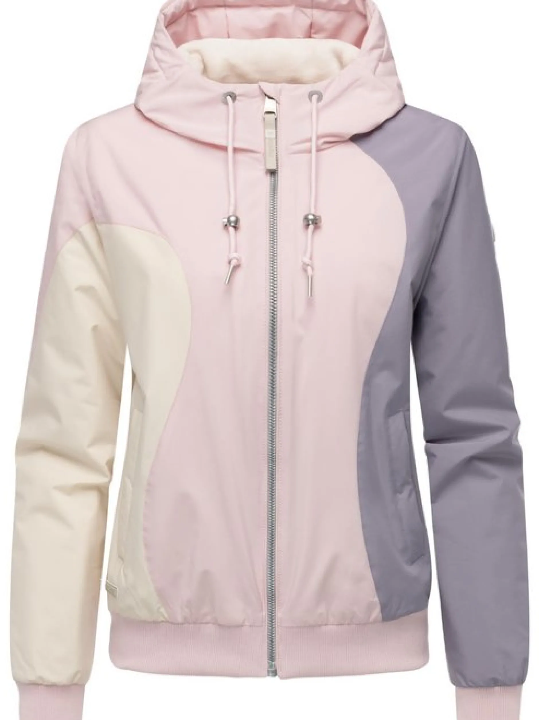 Ragwear Damen Bomberjacke - Oggie Block Warm YOUMODO in rosa