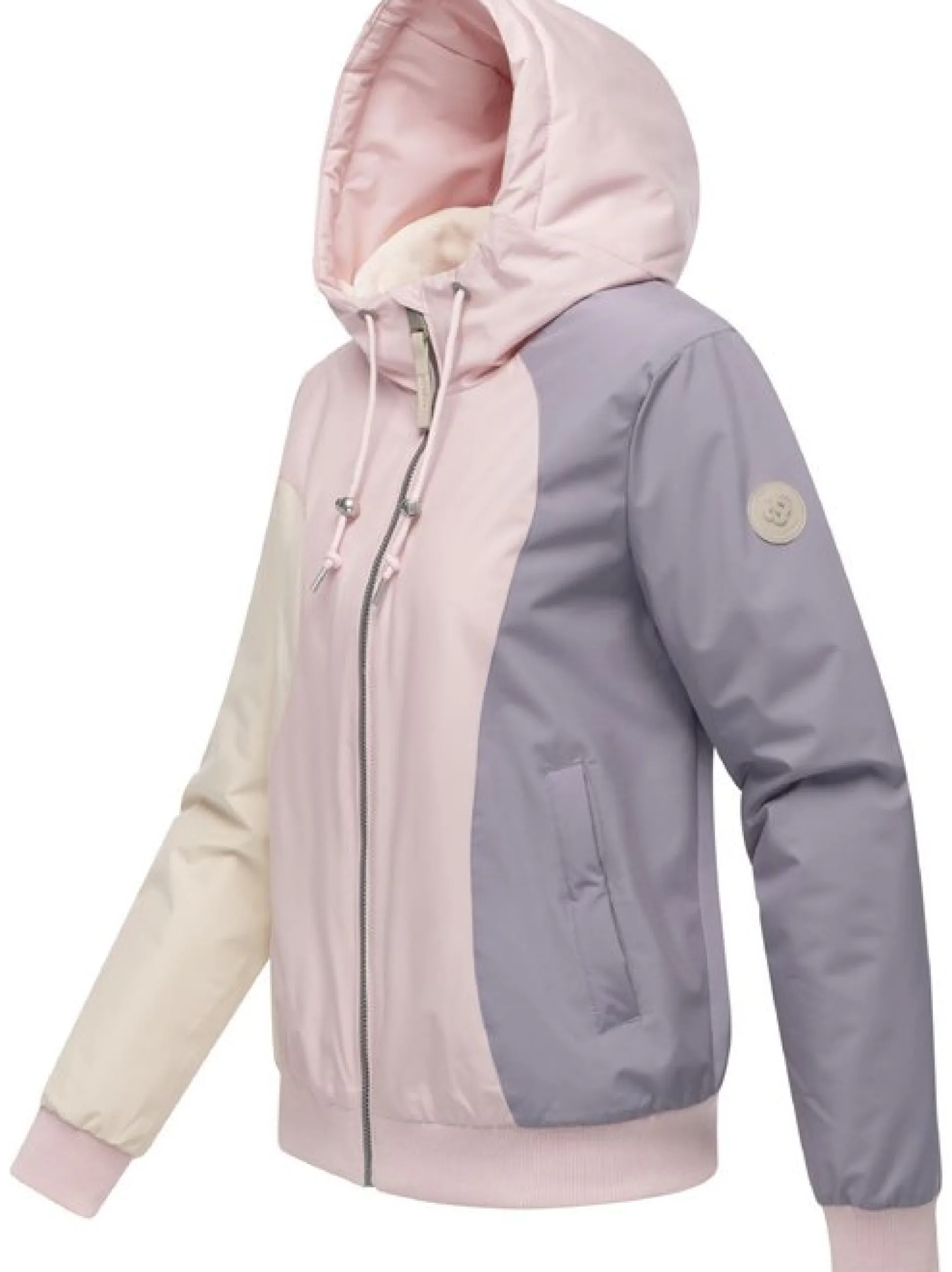 Ragwear Damen Bomberjacke - Oggie Block Warm YOUMODO in rosa
