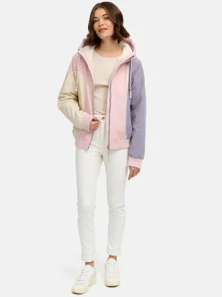 Ragwear Damen Bomberjacke - Oggie Block Warm YOUMODO in rosa