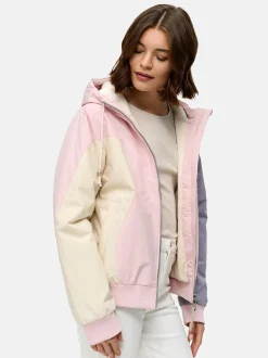 Ragwear Damen Bomberjacke - Oggie Block Warm YOUMODO in rosa