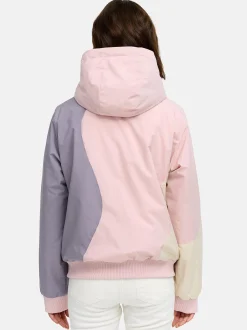 Ragwear Damen Bomberjacke - Oggie Block Warm YOUMODO in rosa