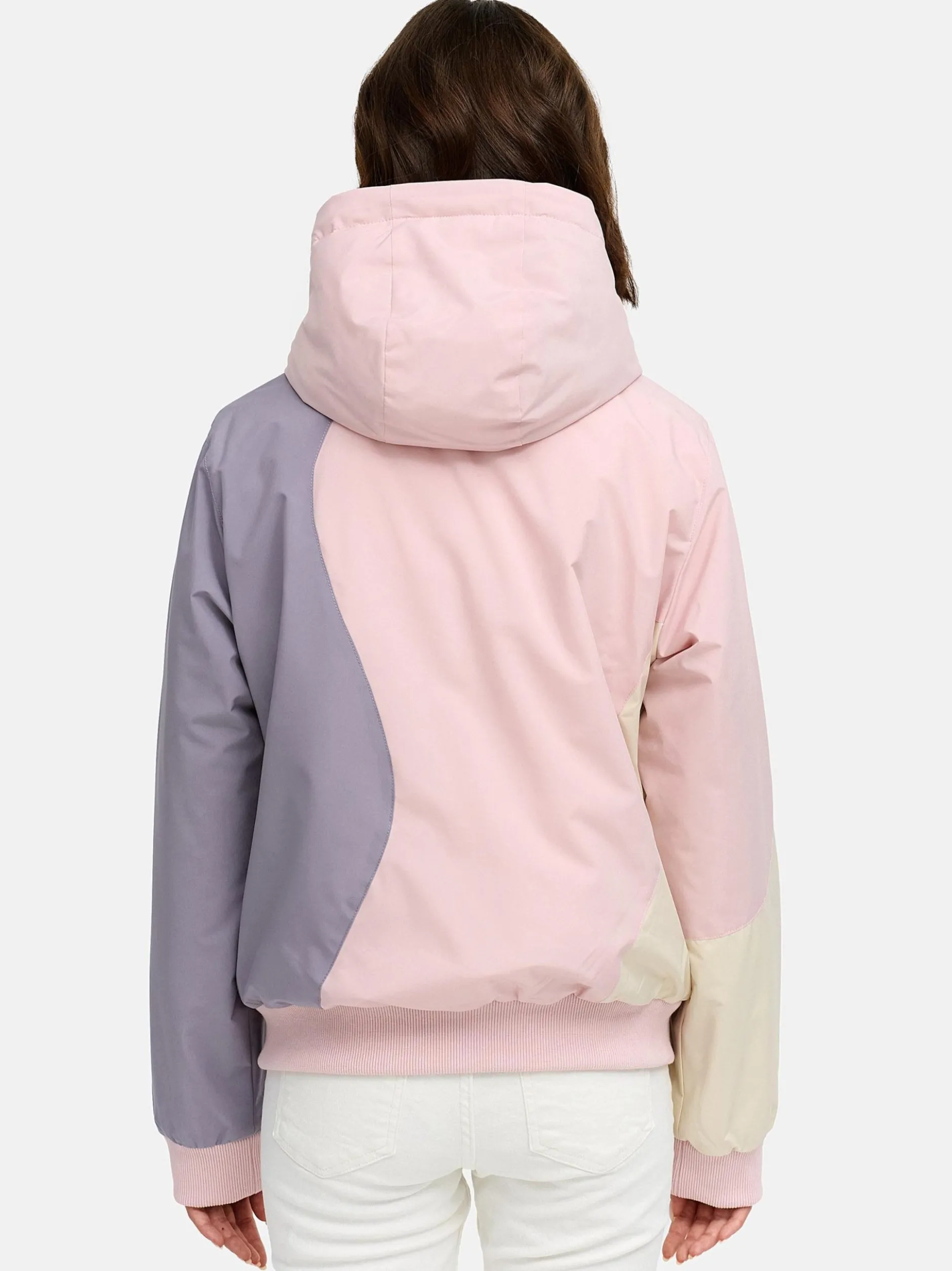 Ragwear Damen Bomberjacke - Oggie Block Warm YOUMODO in rosa
