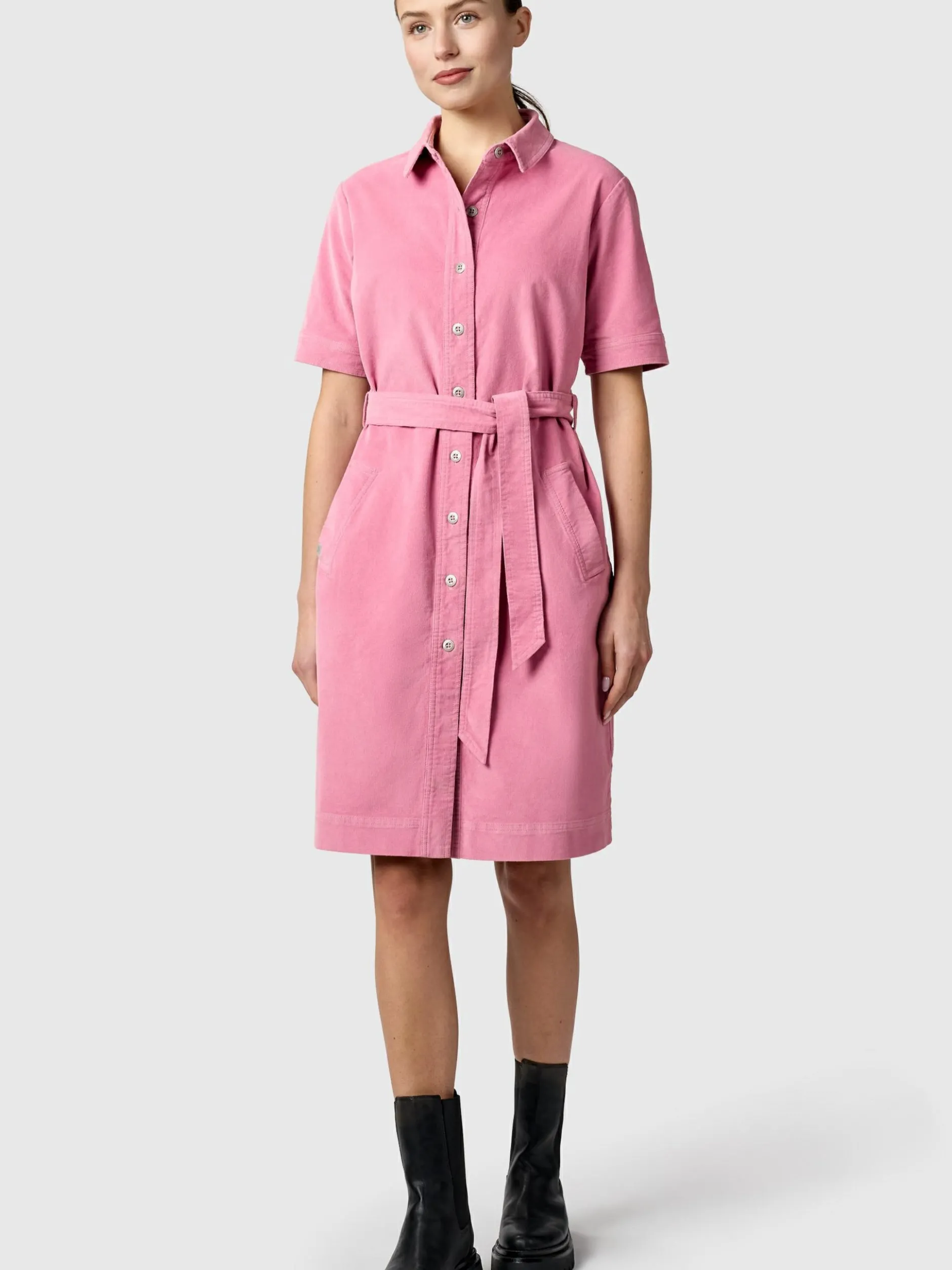 Ragwear Damen Cordkleid - YOUMODO in rosa