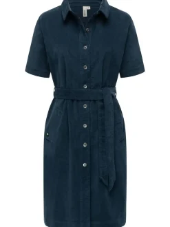 Ragwear Damen Cordkleid - YOUMODO in petrol