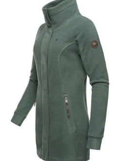 Ragwear Damen Fleecejacke - Letrice Fleece in grün