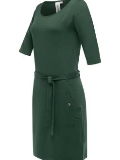 Ragwear Damen Jerseykleid - Kenisha in grün
