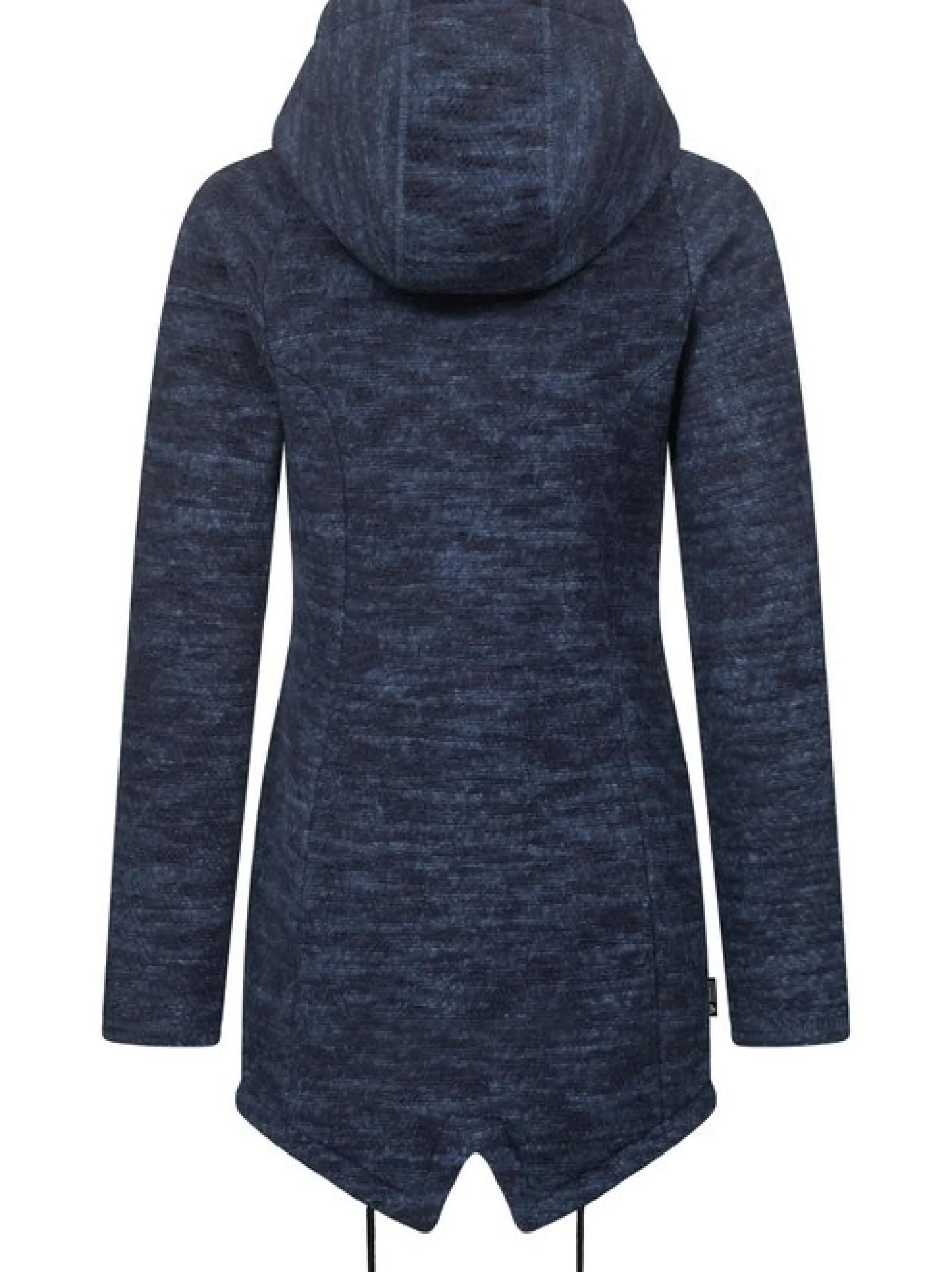 Ragwear Damen Kapuzenstrickjacke - Wingi Melange in marine