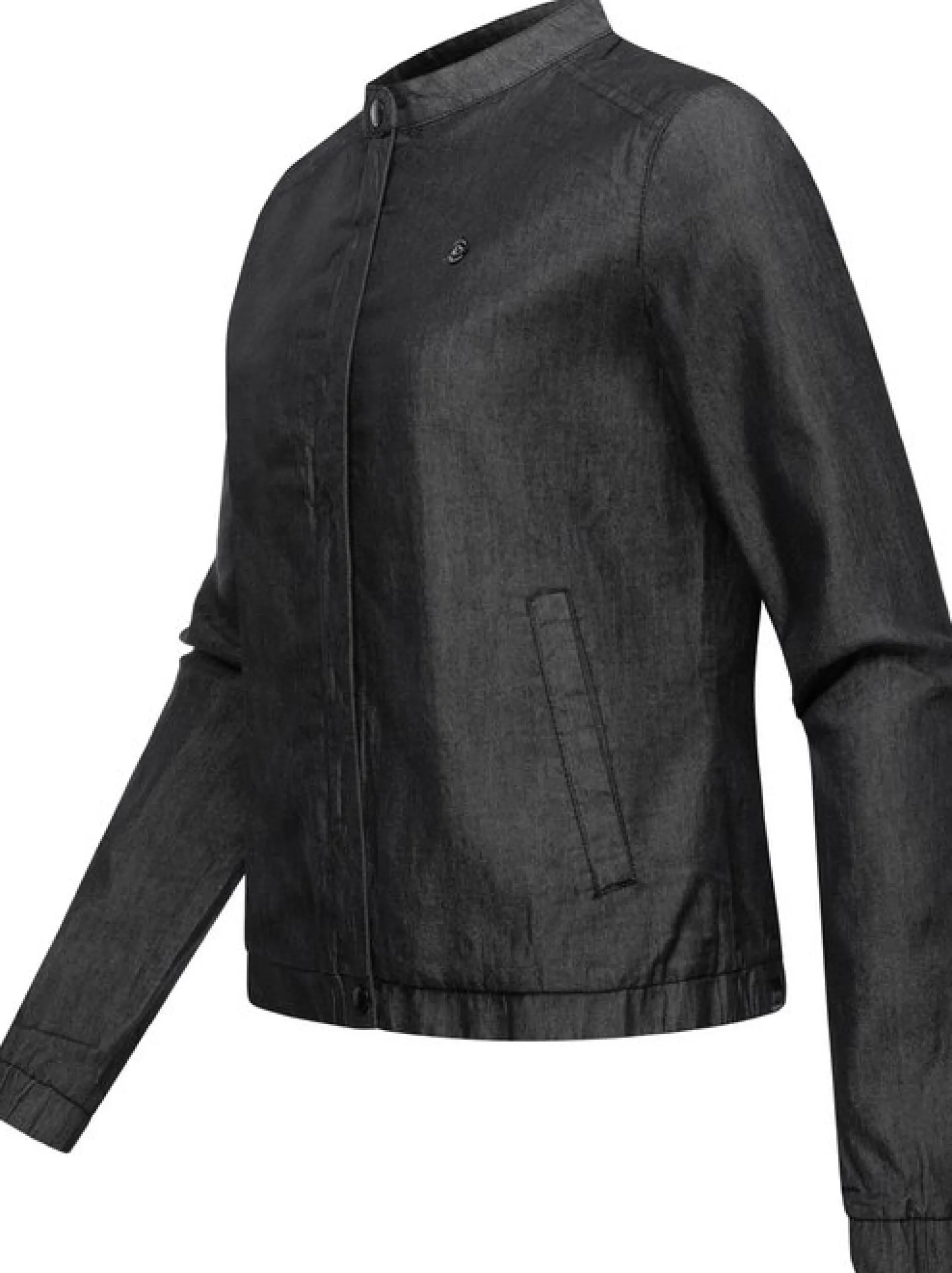 Ragwear Damen Kurzjacke - Malawi Denim in schwarz