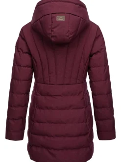 Ragwear Damen Kurzmantel - Ashanta in bordeaux