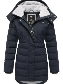 Ragwear Damen Kurzmantel - Ashanta in marine