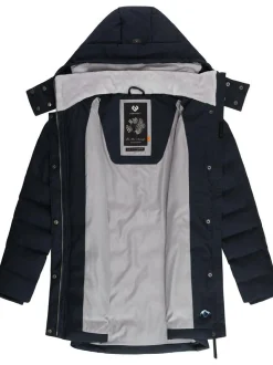 Ragwear Damen Kurzmantel - Ashanta in marine