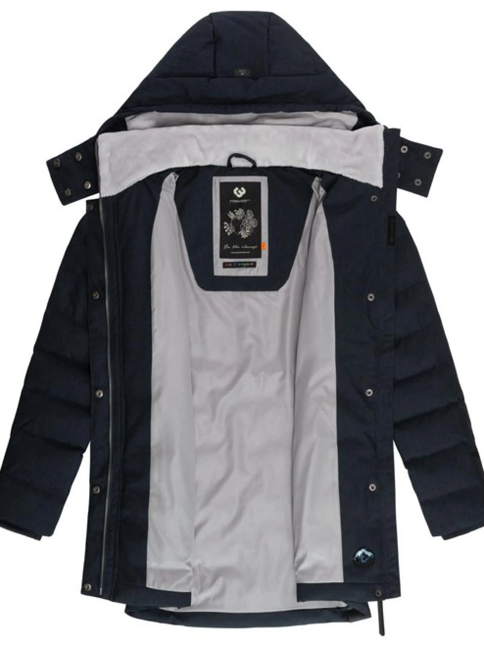 Ragwear Damen Kurzmantel - Ashanta in marine