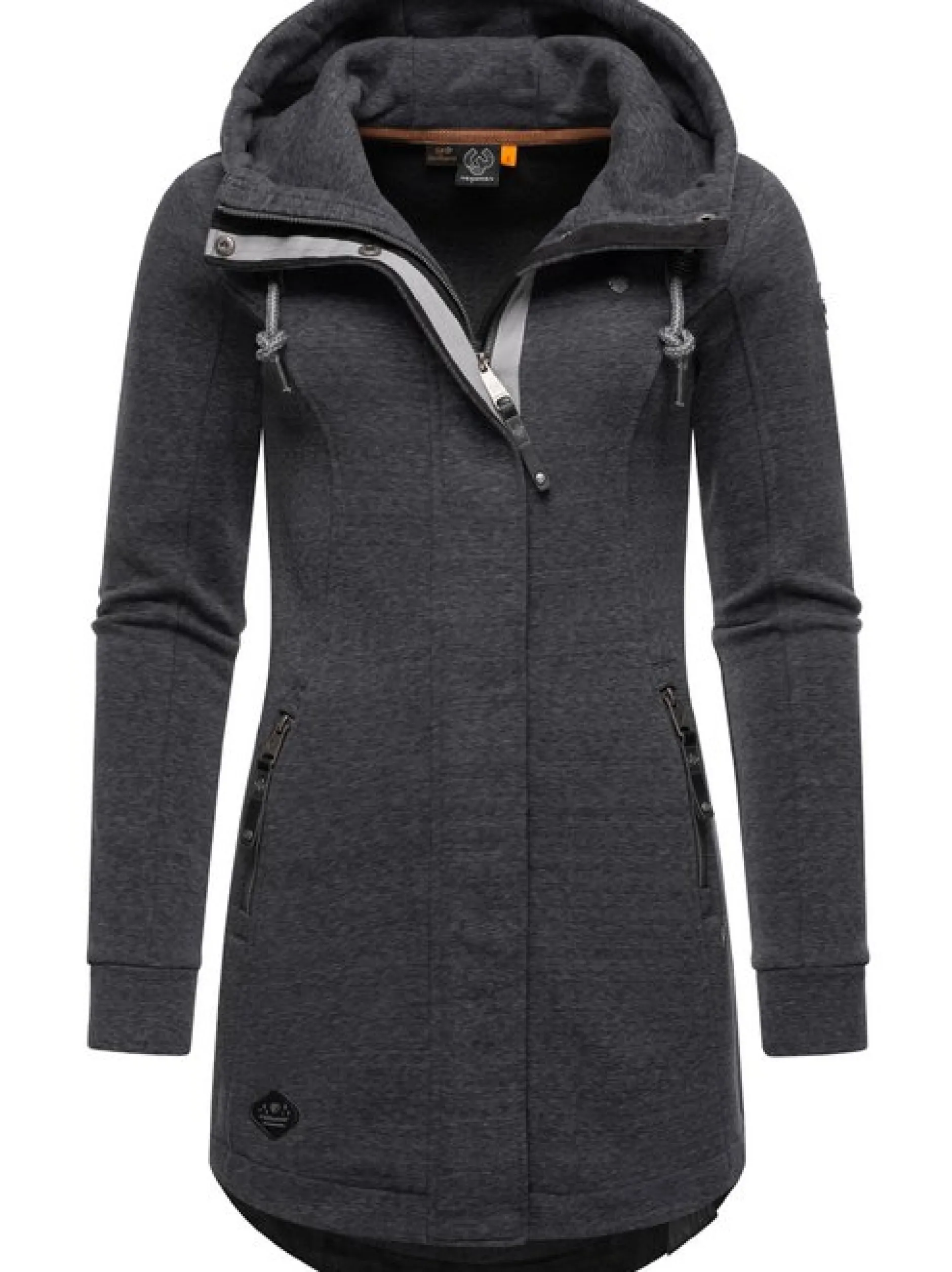 Ragwear Damen Langjacke - Letty Intl. in schwarz