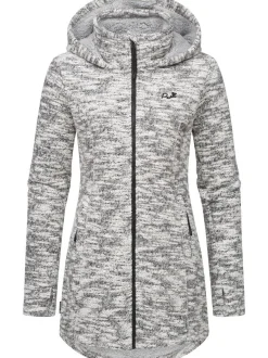 Ragwear Damen Longstrickjacke - Leysha Melange in grau