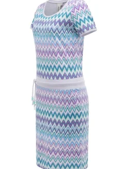 Ragwear Damen Minikleid - Baomi in flieder - Länge: kurz