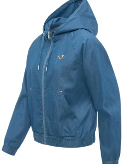 Ragwear Damen Outdoorjacke - Anndra Denim in blau
