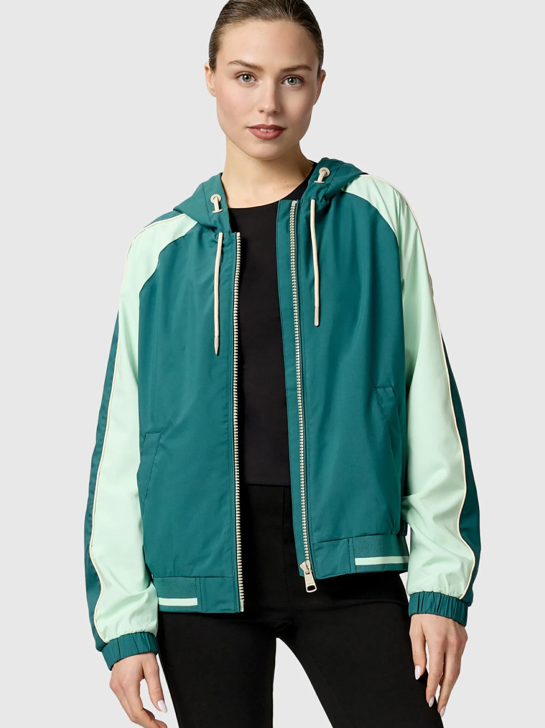 Ragwear Damen Outdoorjacke - Nicandra Sporty YOUMODO in aqua