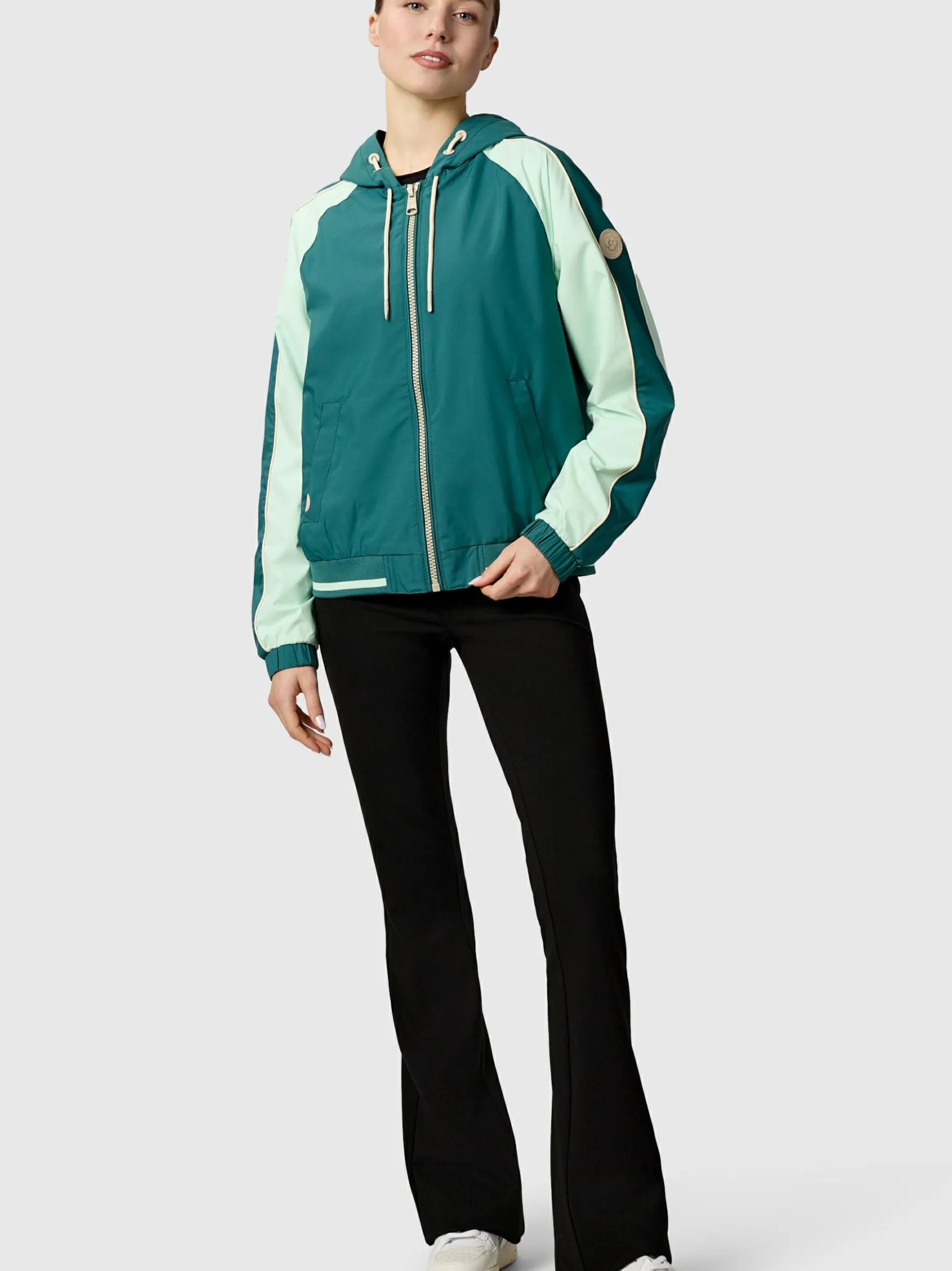 Ragwear Damen Outdoorjacke - Nicandra Sporty YOUMODO in aqua
