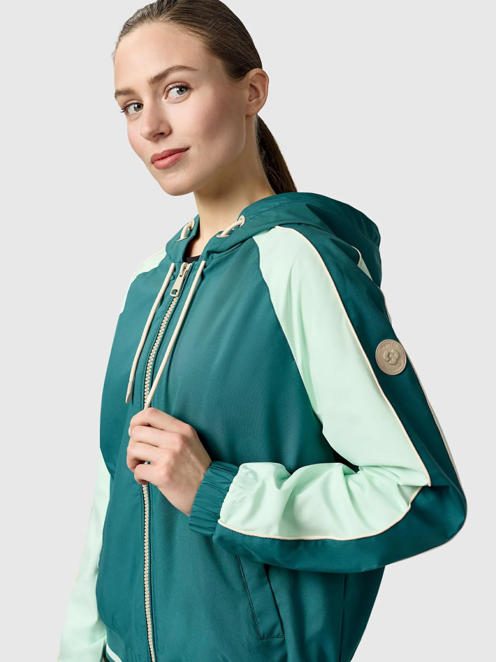Ragwear Damen Outdoorjacke - Nicandra Sporty YOUMODO in aqua