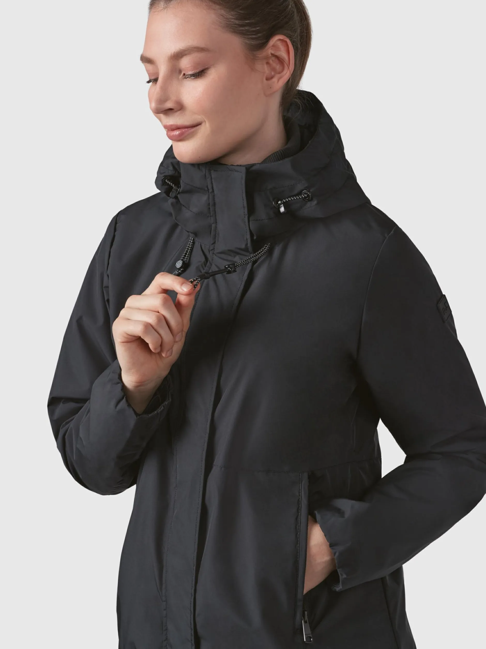 Ragwear Damen Outdoorjacke - Sunniva A in schwarz