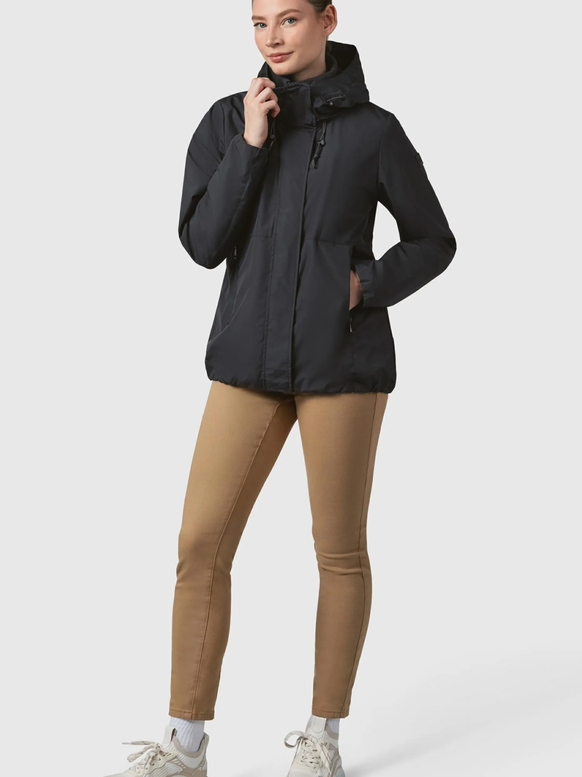 Ragwear Damen Outdoorjacke - Sunniva A in schwarz