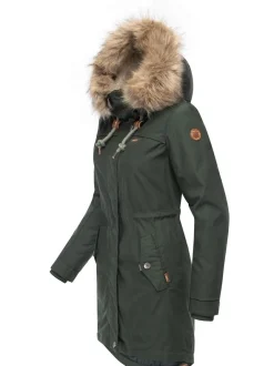 Ragwear Damen Parka - Tawny in oliv