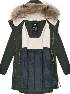 Ragwear Damen Parka - Tawny in oliv