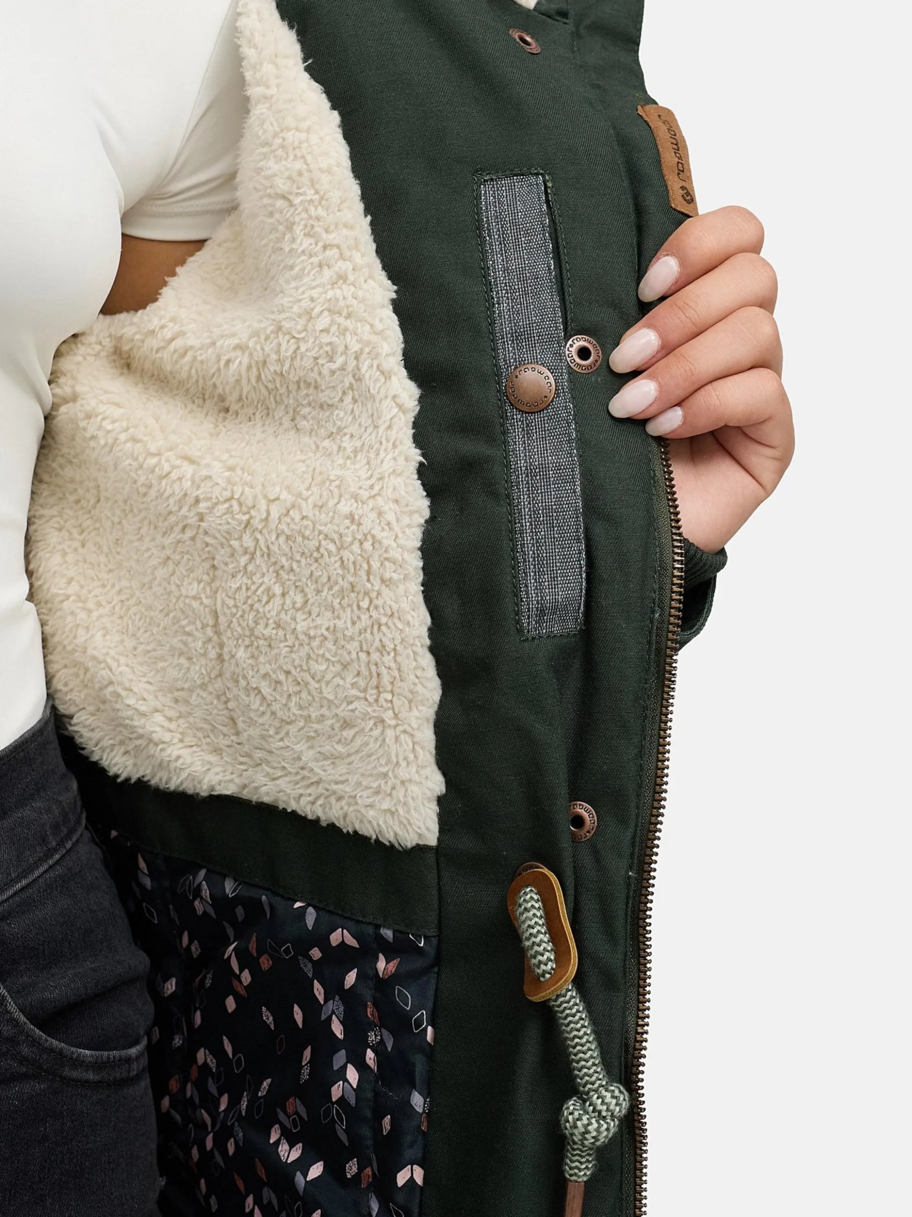 Ragwear Damen Parka - Tawny in oliv