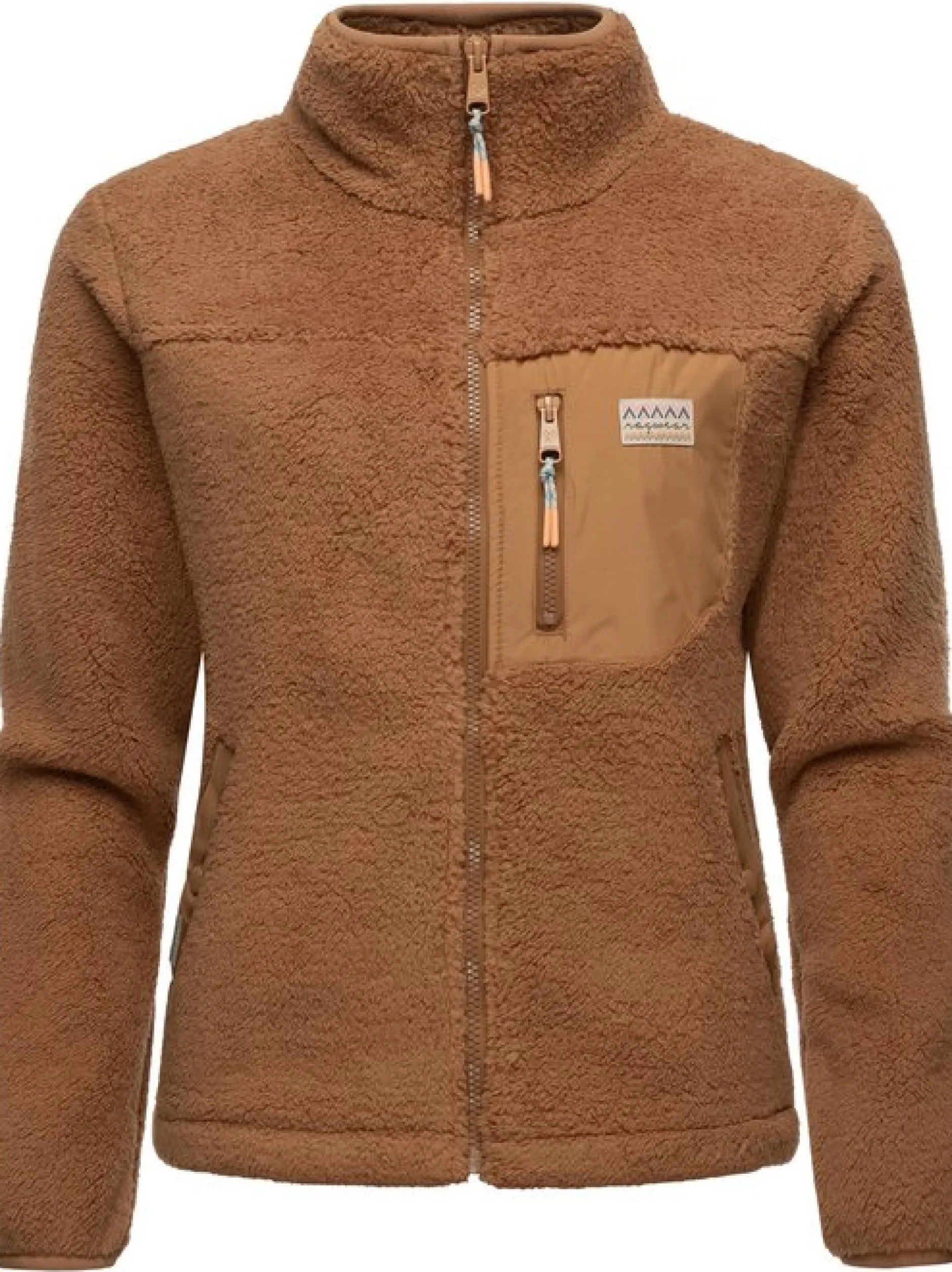 Ragwear Damen Plüschjacke - Alaris in braun