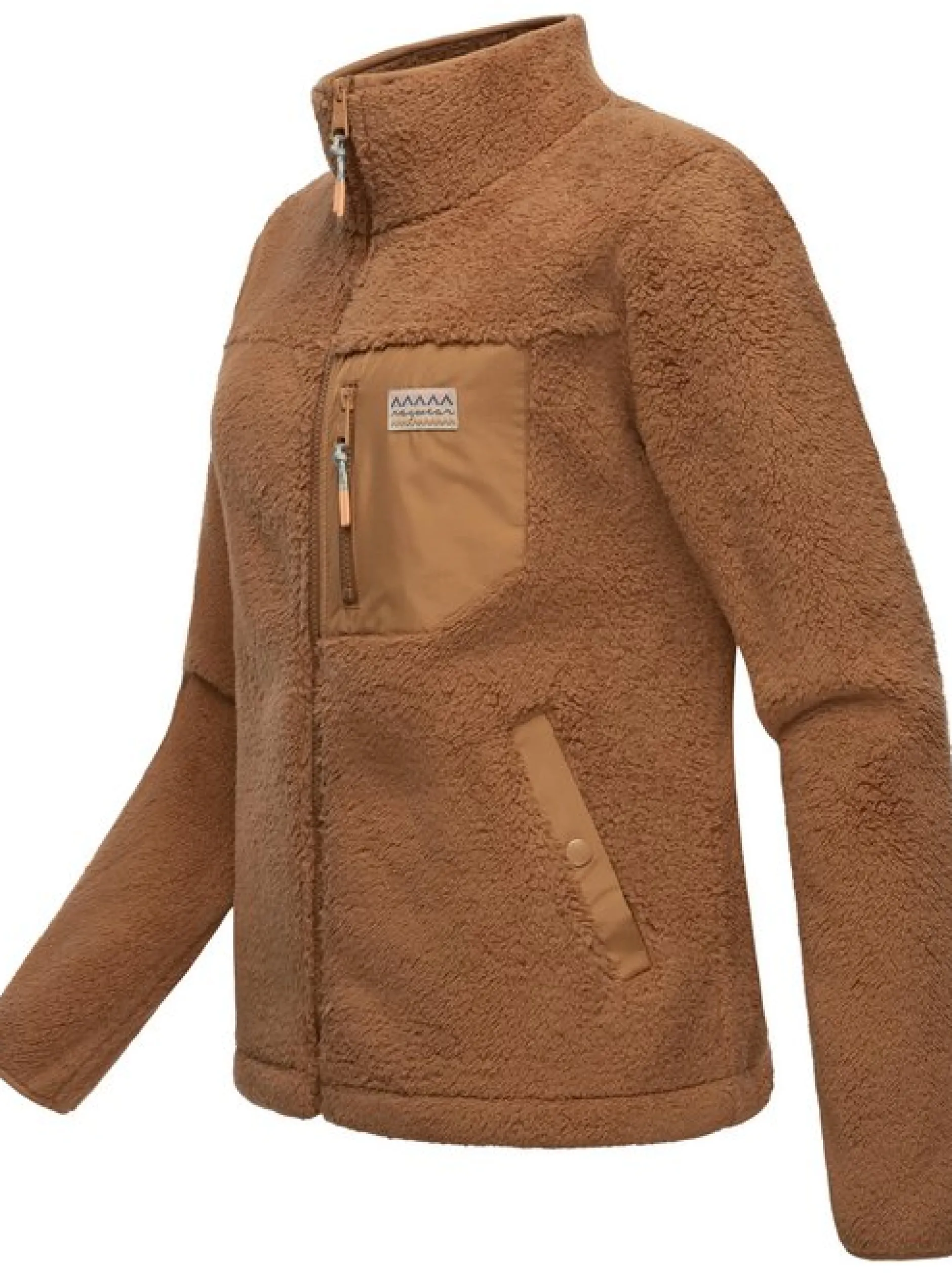 Ragwear Damen Plüschjacke - Alaris in braun
