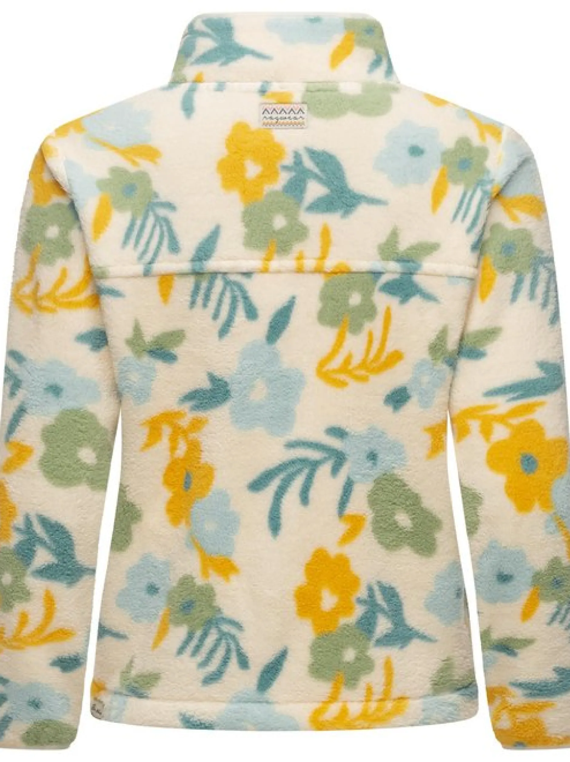 Ragwear Damen Plüschjacke - Appopis Print in beige