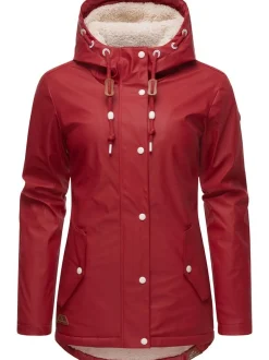 Ragwear Damen Regenjacke - Marge in rot
