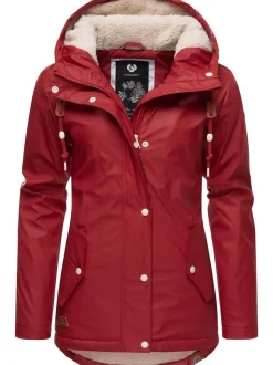 Ragwear Damen Regenjacke - Marge in rot