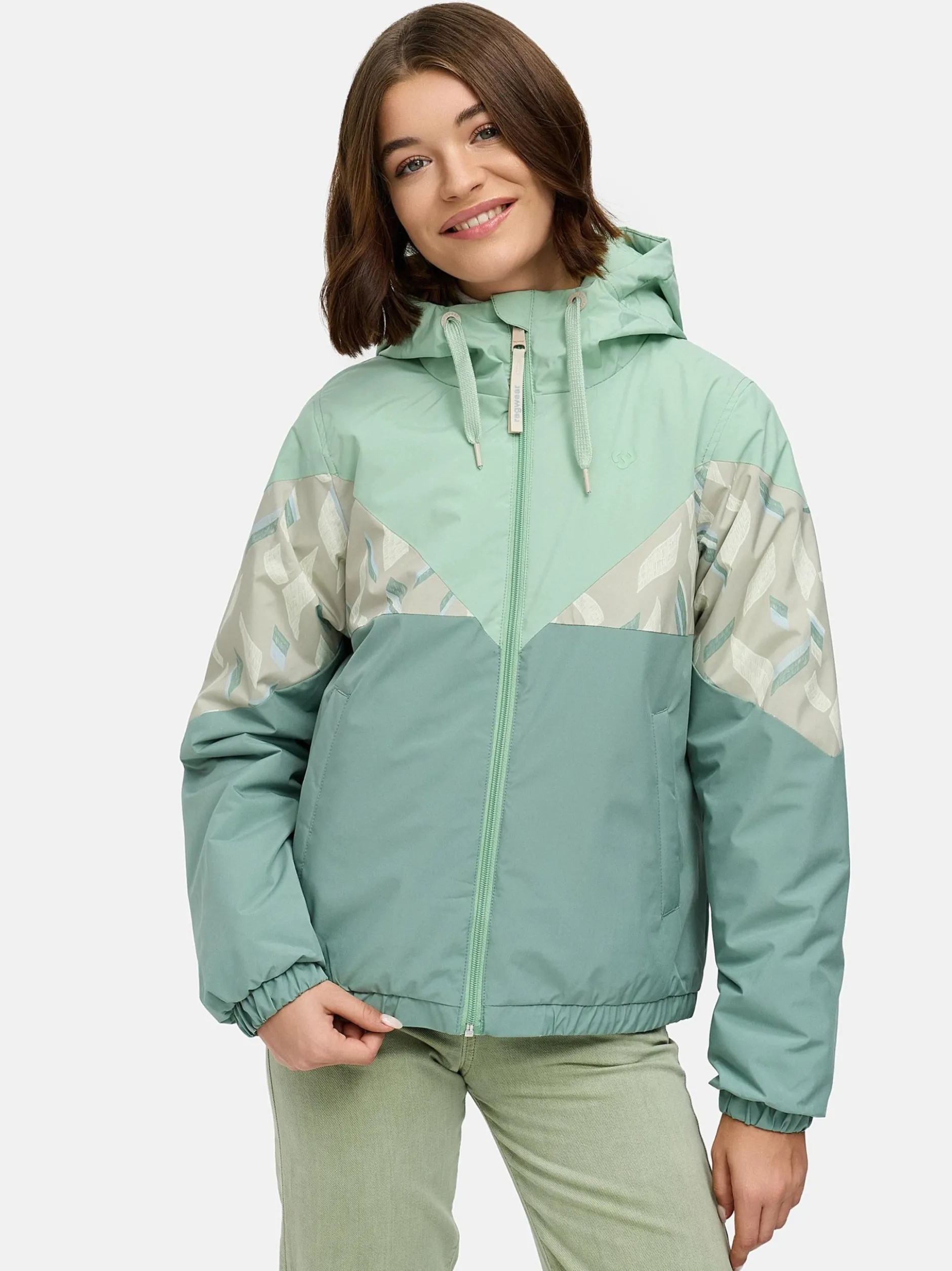 Ragwear Damen Regenjacke - Rochele Warm YOUMODO in grün
