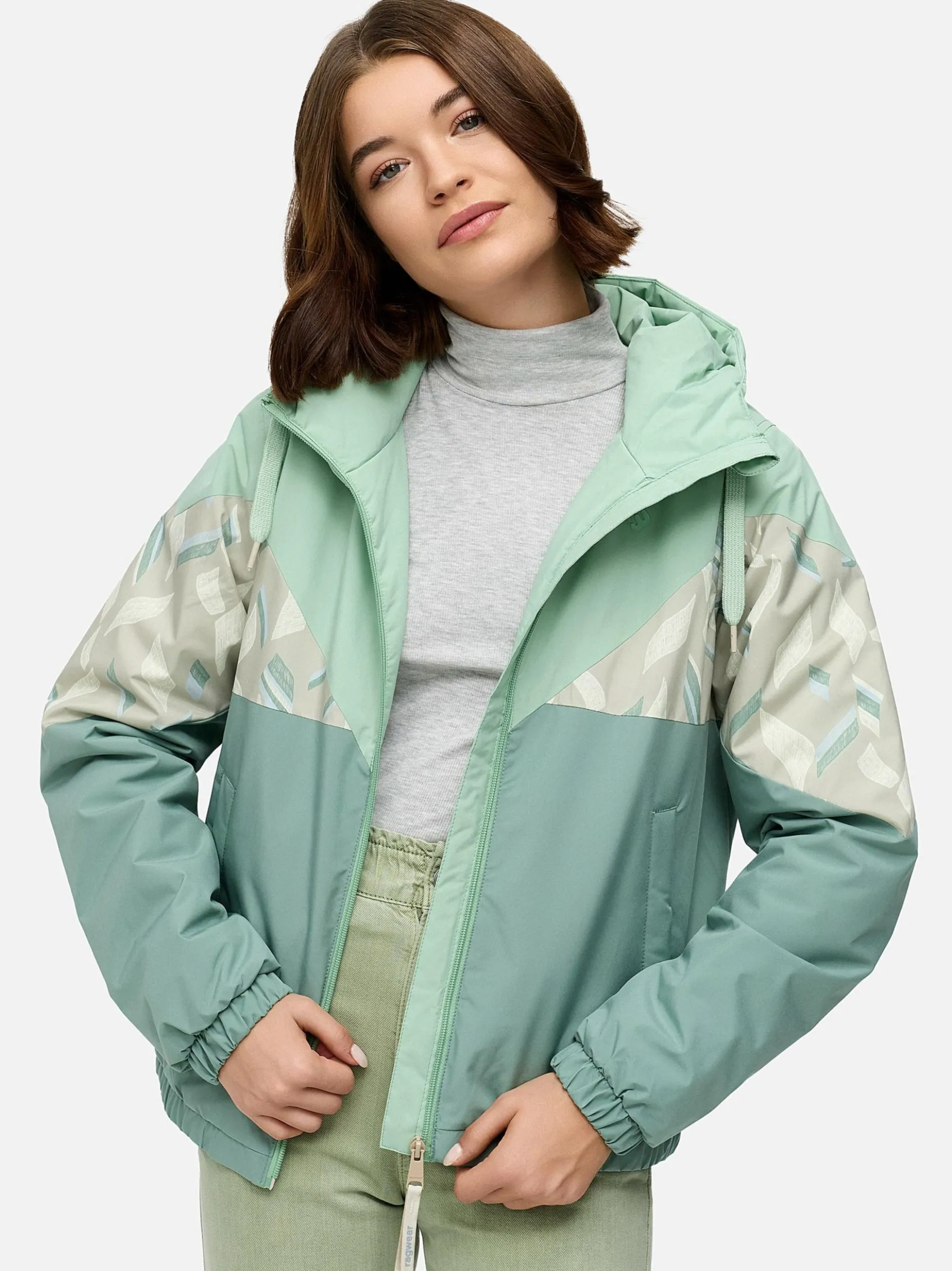 Ragwear Damen Regenjacke - Rochele Warm YOUMODO in grün