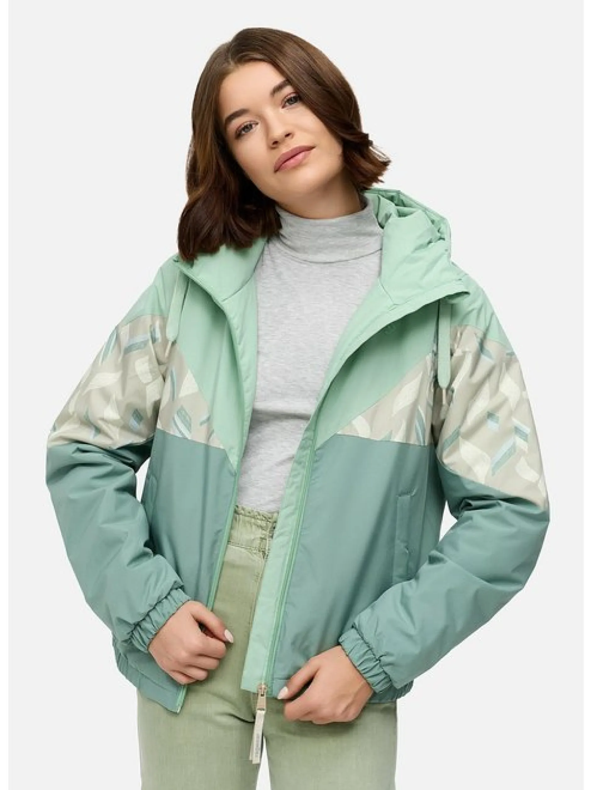 Ragwear Damen Regenjacke - Rochele Warm YOUMODO in grün