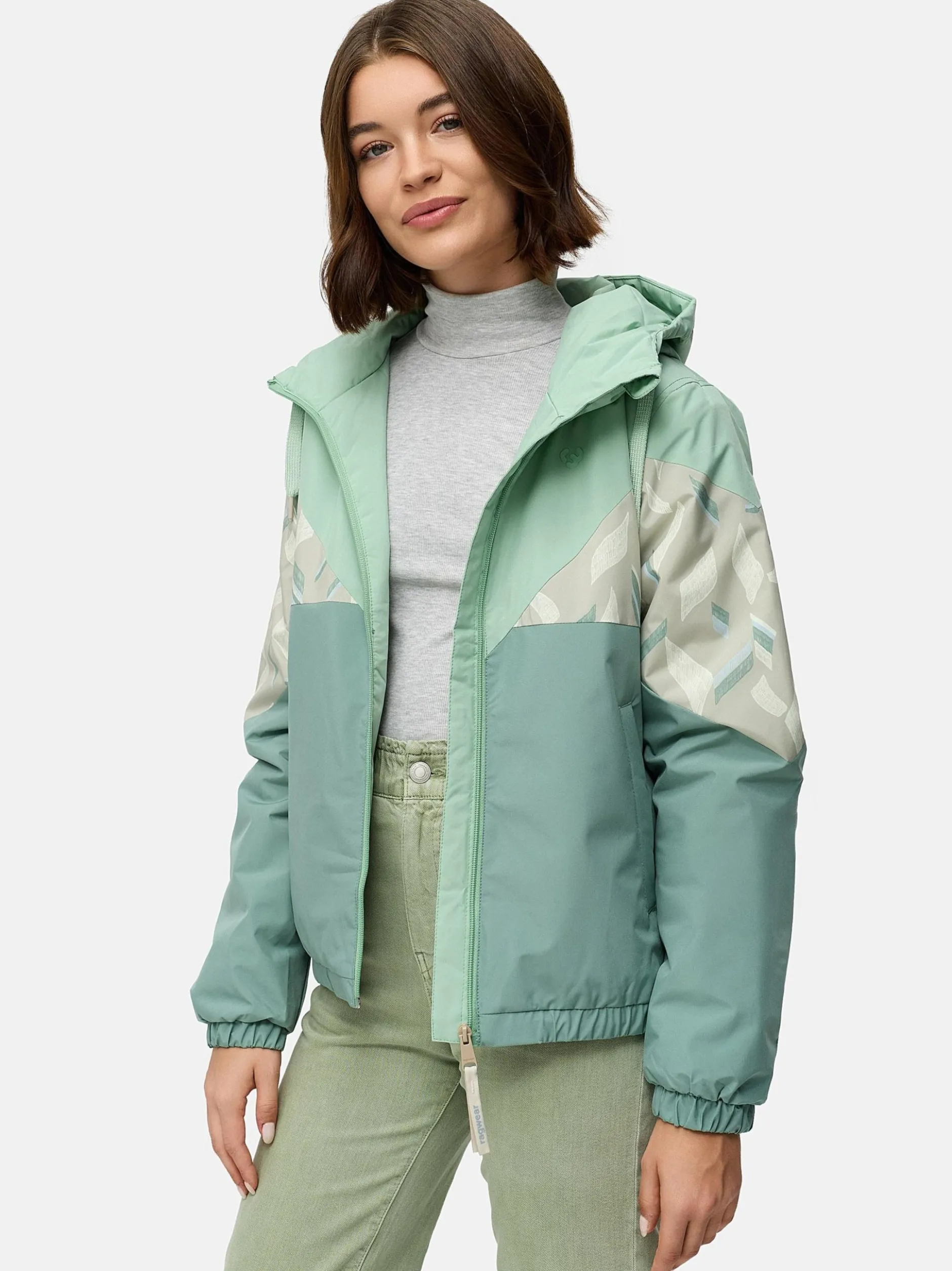 Ragwear Damen Regenjacke - Rochele Warm YOUMODO in grün