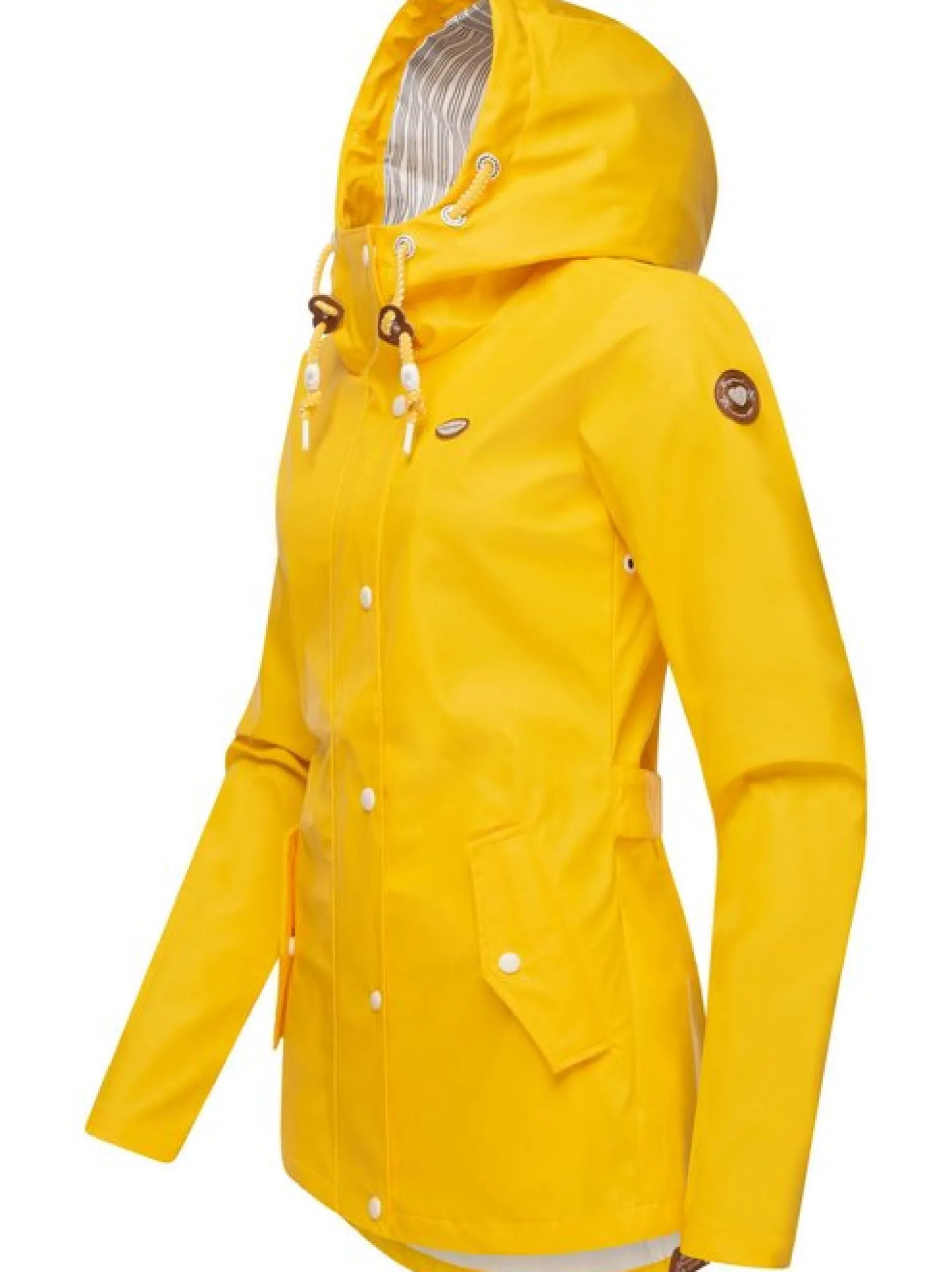 Ragwear Damen Regenjacke - YM-Marge in gelb