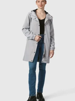 Ragwear Damen Regenmantel - Husty Rainy in hellgrau