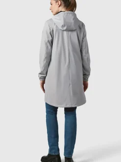 Ragwear Damen Regenmantel - Husty Rainy in hellgrau