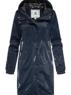 Ragwear Damen Regenmantel - Husty Rainy in marine