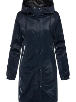 Ragwear Damen Regenmantel - Husty Rainy in marine