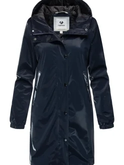 Ragwear Damen Regenmantel - Husty Rainy in marine