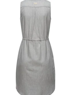 Ragwear Damen Shirtkleid - Roisin Denim in hellgrau